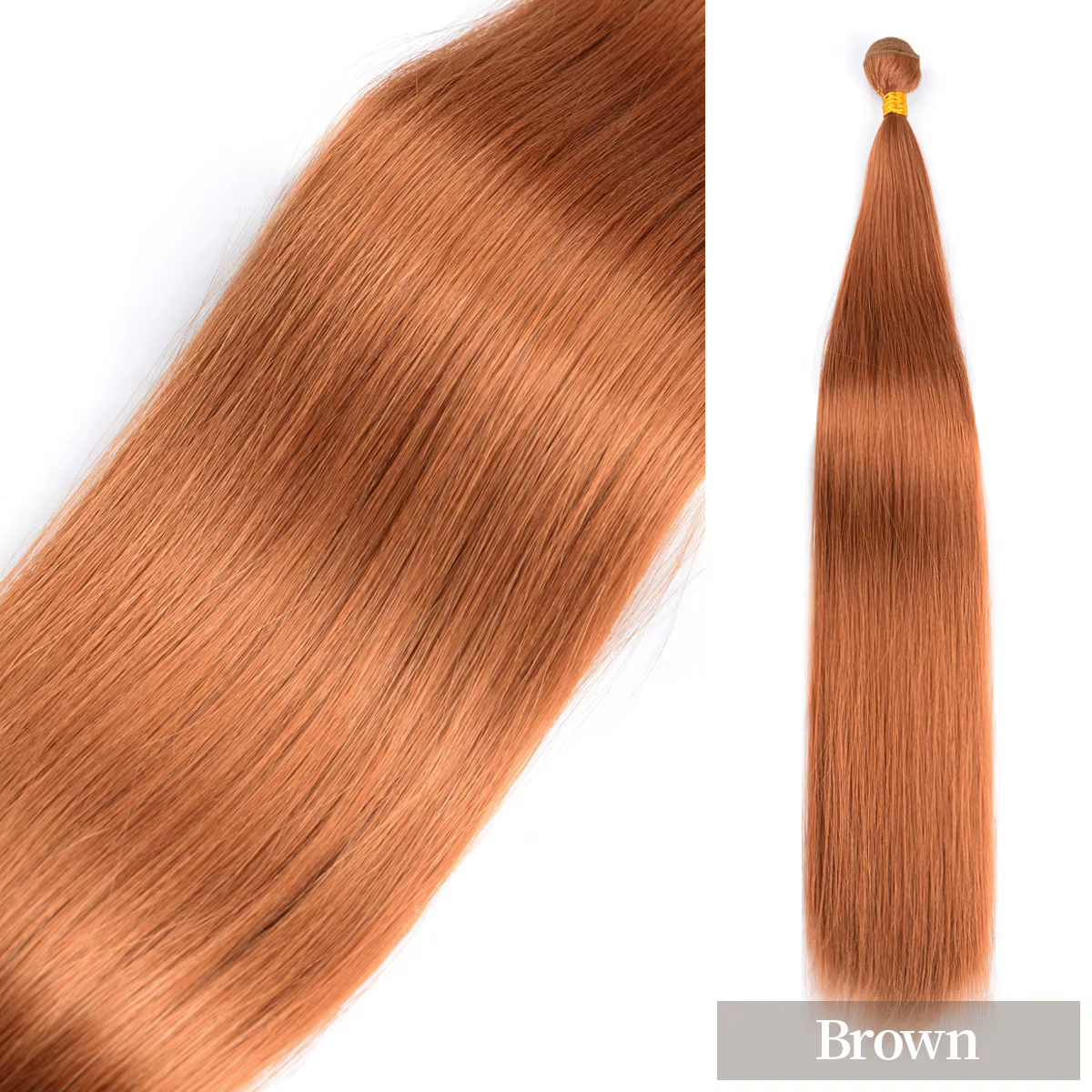 Extensions de cheveux raides tissage
