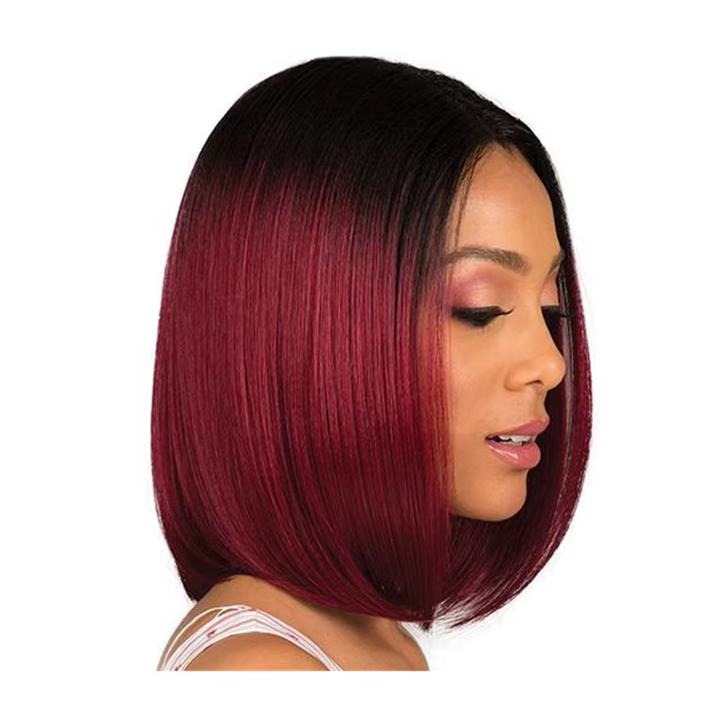 Ensemble de Cheveux Synthétiques Ultraviolets Courts pour Femme