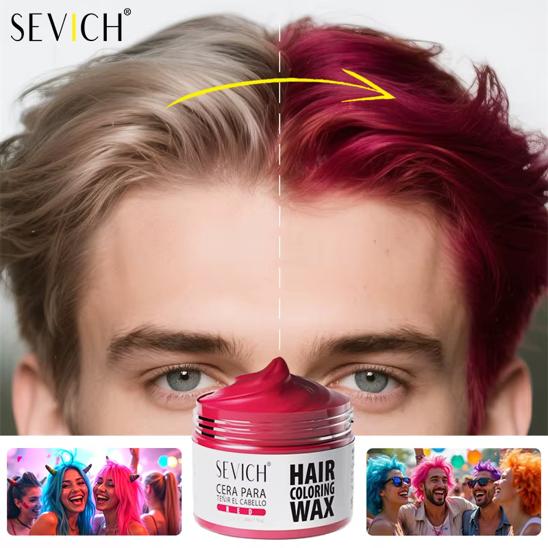 Cire de couleur de cheveux
