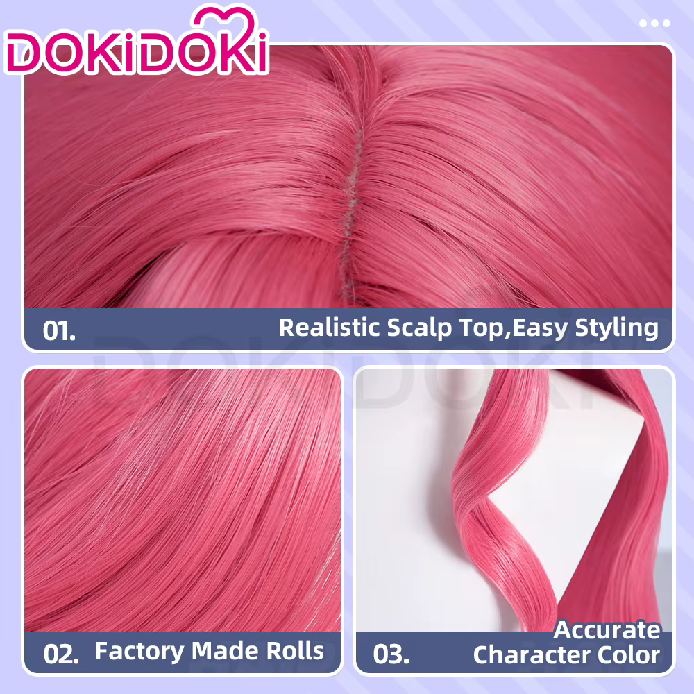 EN STOCK Perruque Alice Auriana Talia Anime LoliRock Cosplay DokiDoki pour femme