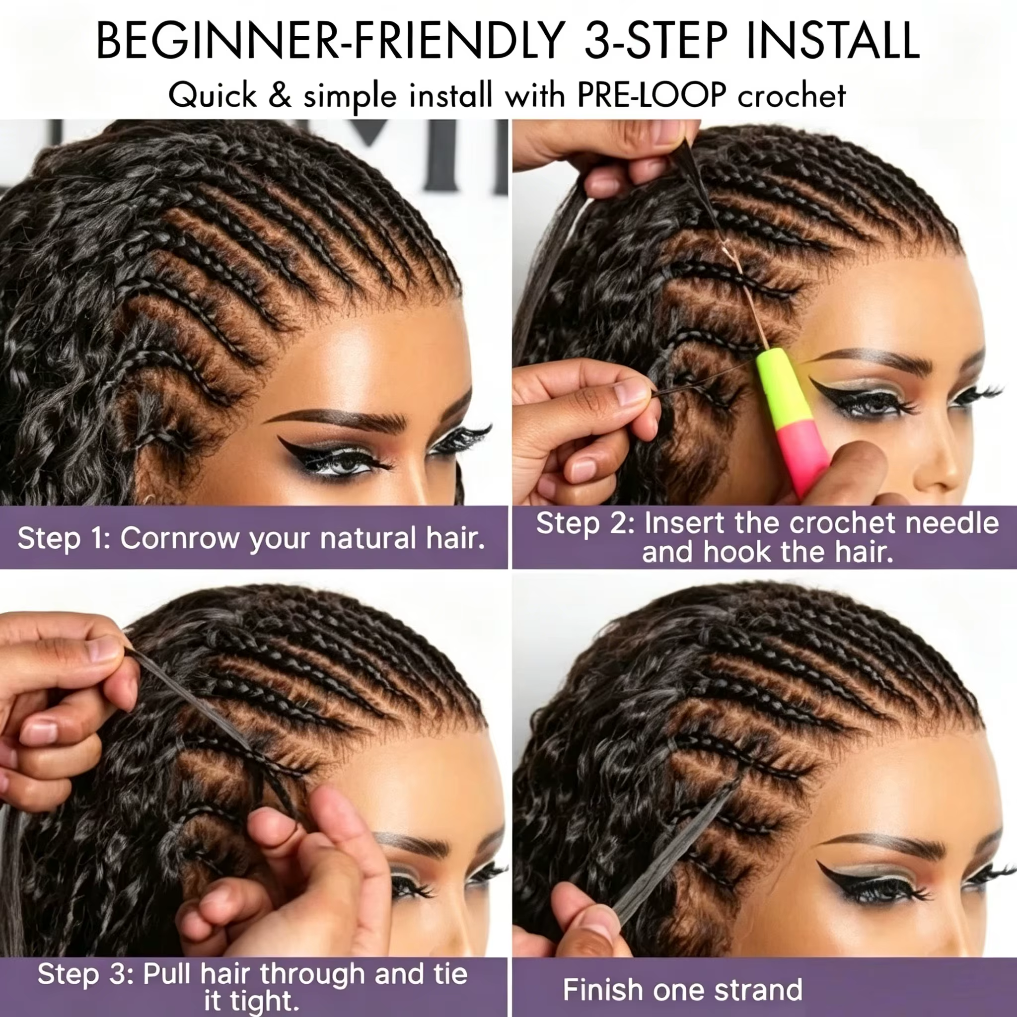 Extensions de cheveux humains 100% naturels