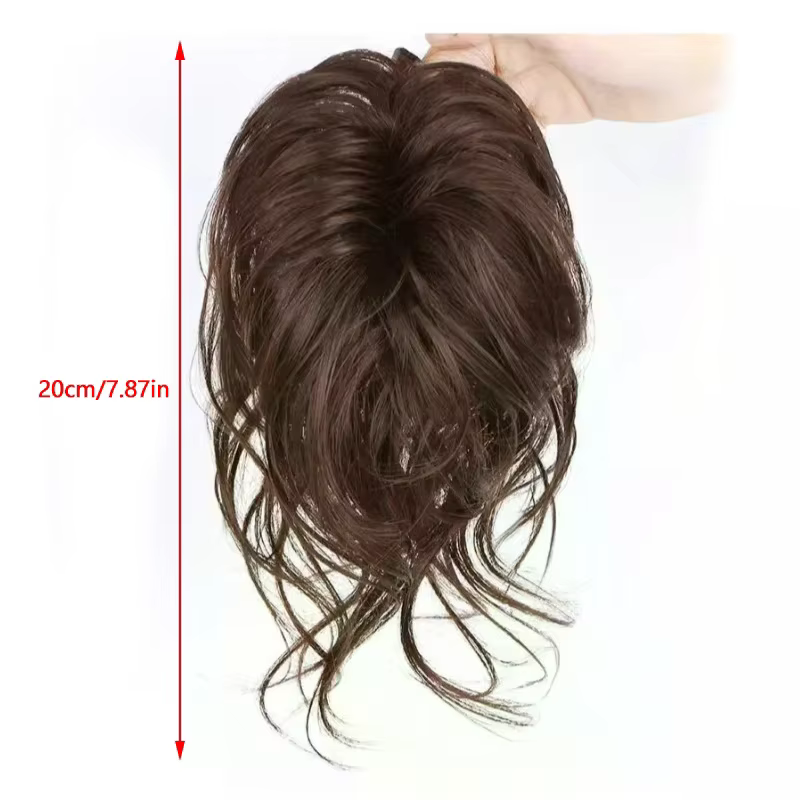 Chignon synthétique bouclé et volumineux