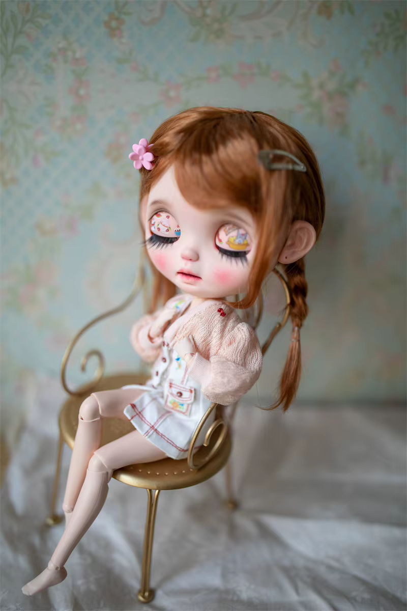 Perruque pour poupée Blythe