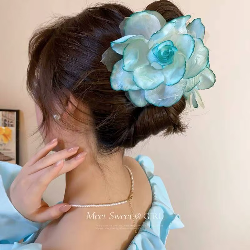 2025 Pince à cheveux à fleurs pour femmes