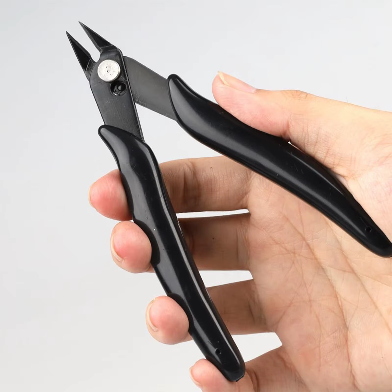 Pince à couper les extensions de cheveux en kératine, outil professionnel de coupe de mèches, pince de coiffure en acier inoxydable