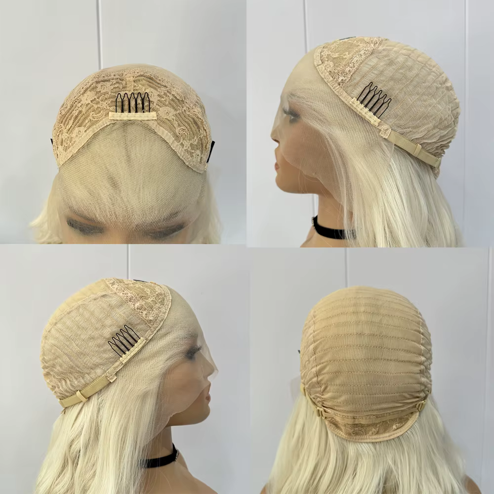 Perruque Lace Front Wig synthétique Blonde