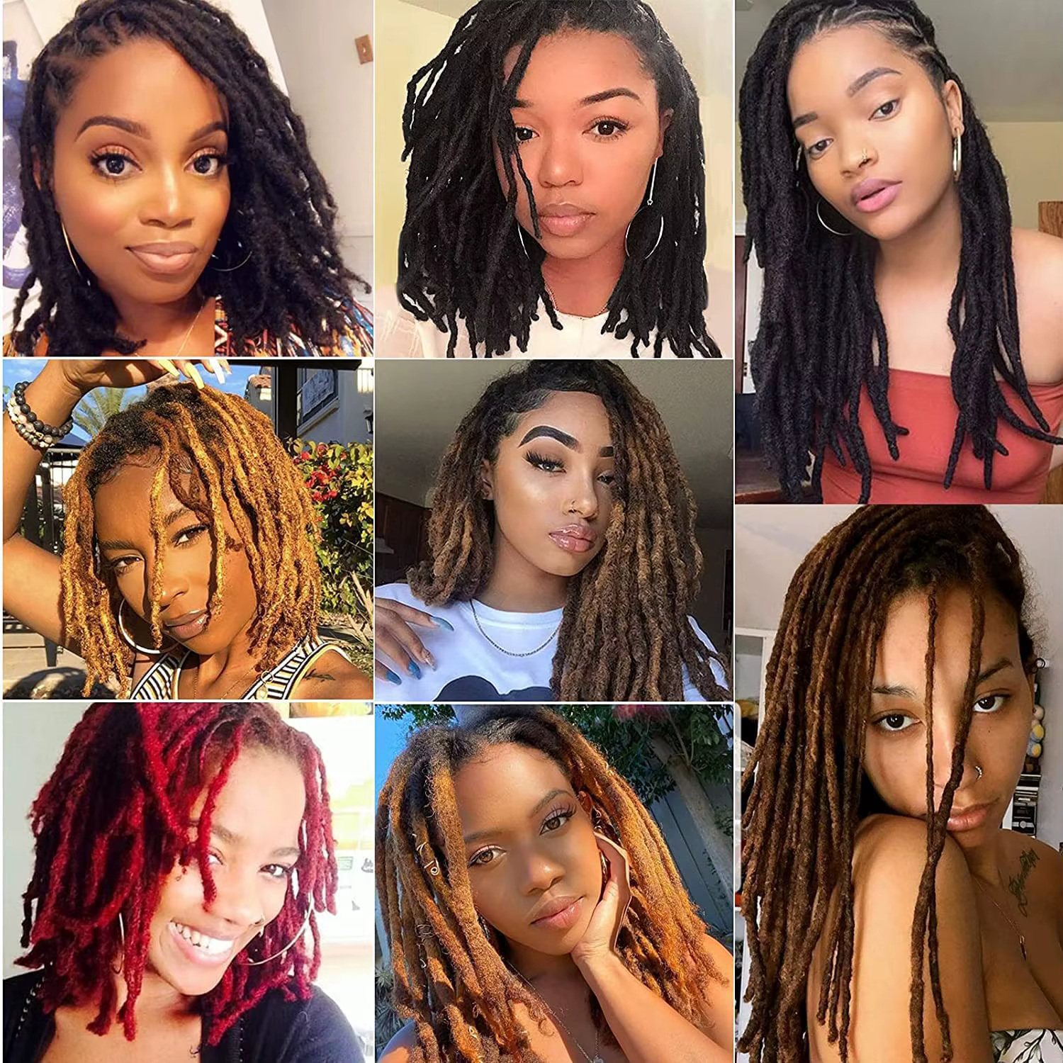 Extensions de cheveux humains Dreadlock