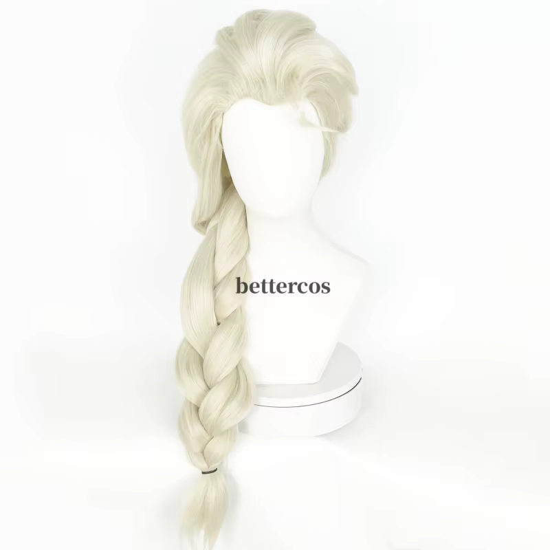Perruque Elsa synthétique tressée Blonde