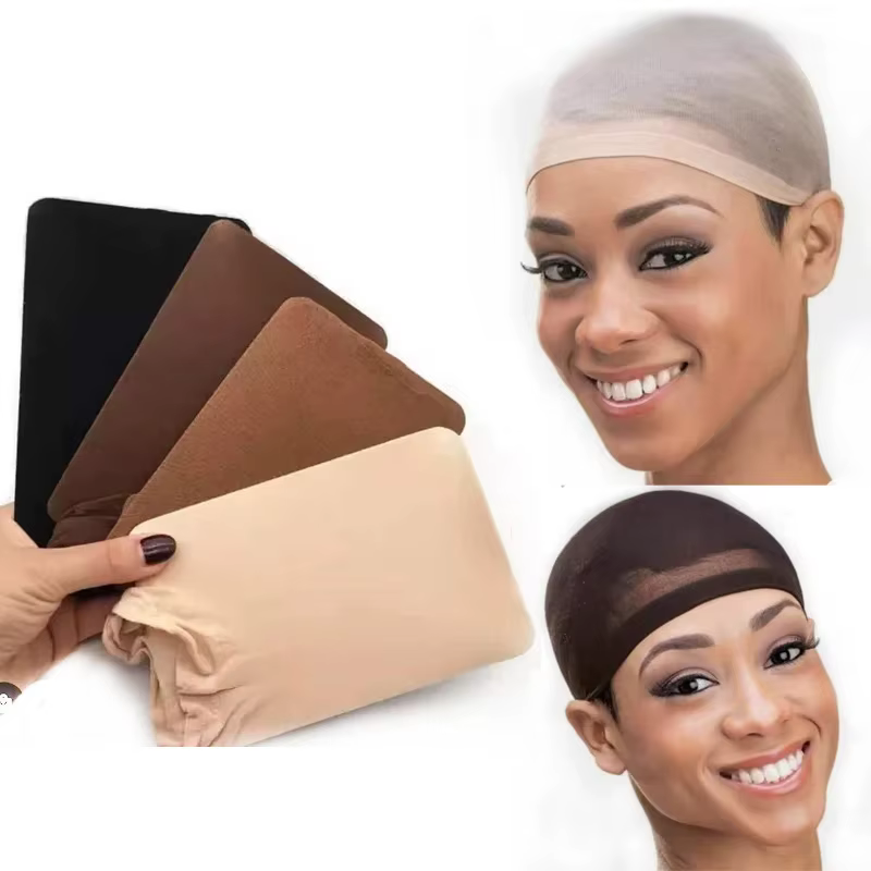 Lot de 2 bonnets de perruque en nylon extensibles, nouveaux arrivages, économiques, pour perruques
