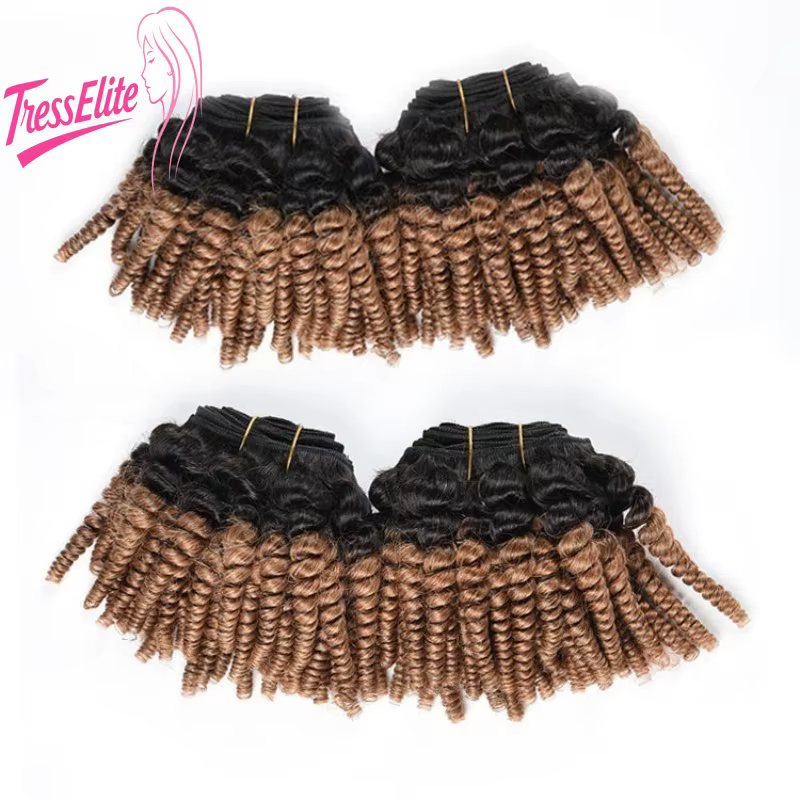 Tissage en lot brésilien naturel Afro crépu bouclé de haute qualité
