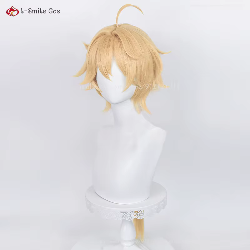 Perruque de Cosplay synthétique de jeu Aether