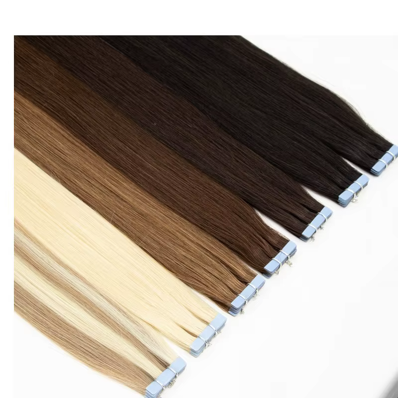 Extensions de cheveux invisibles à bandes adhésives
