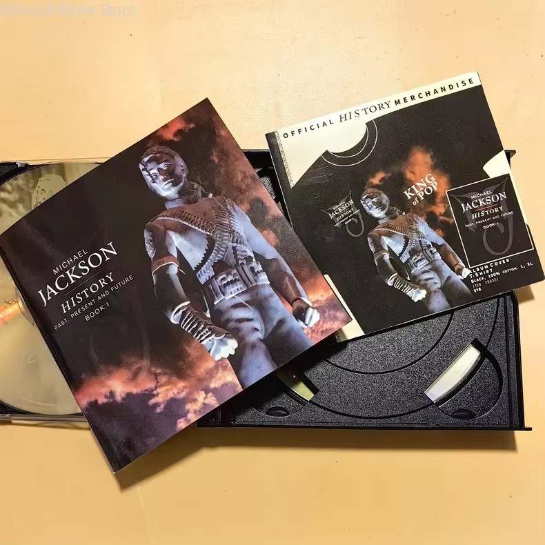 Superstar Le roi du pop MJ-Michael Jackson Histoire de la musique Album 2CD Coffret épais Pop & Rock Walkman