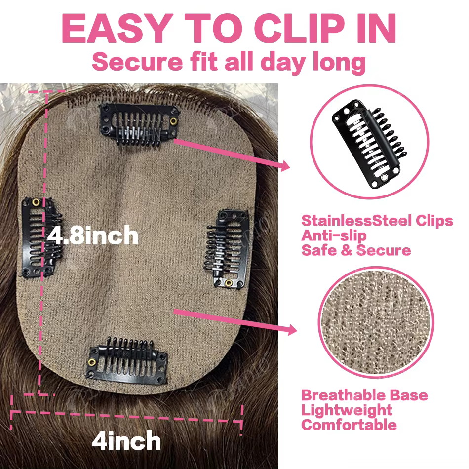 Extensions capillaires naturelles en cheveux humains pour femmes