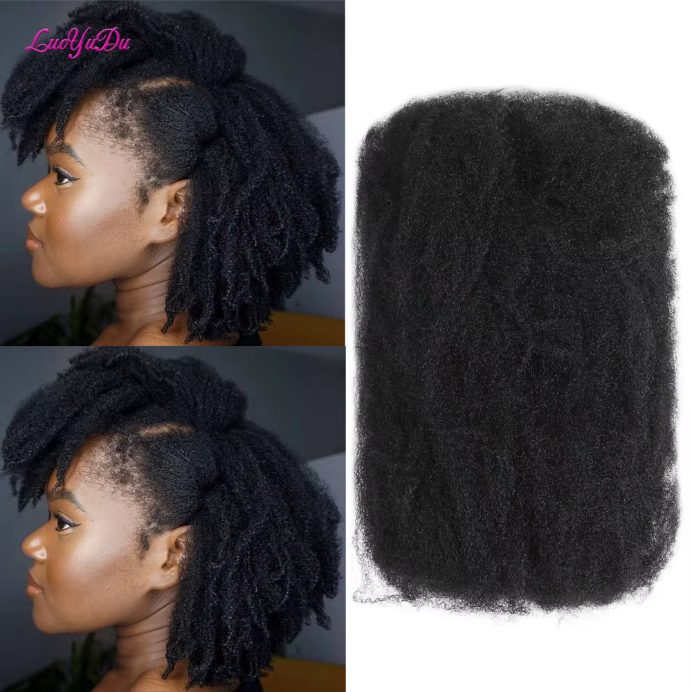 Extensions capillaires synthétiques Afro crépues et bouclées