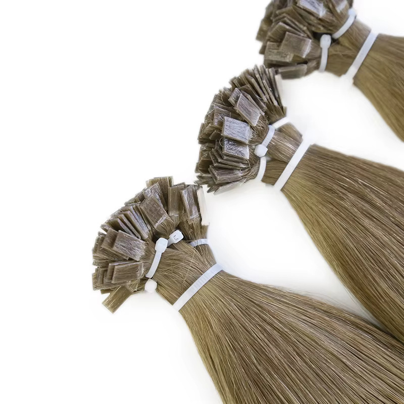 Extensions de cheveux à pointe plate