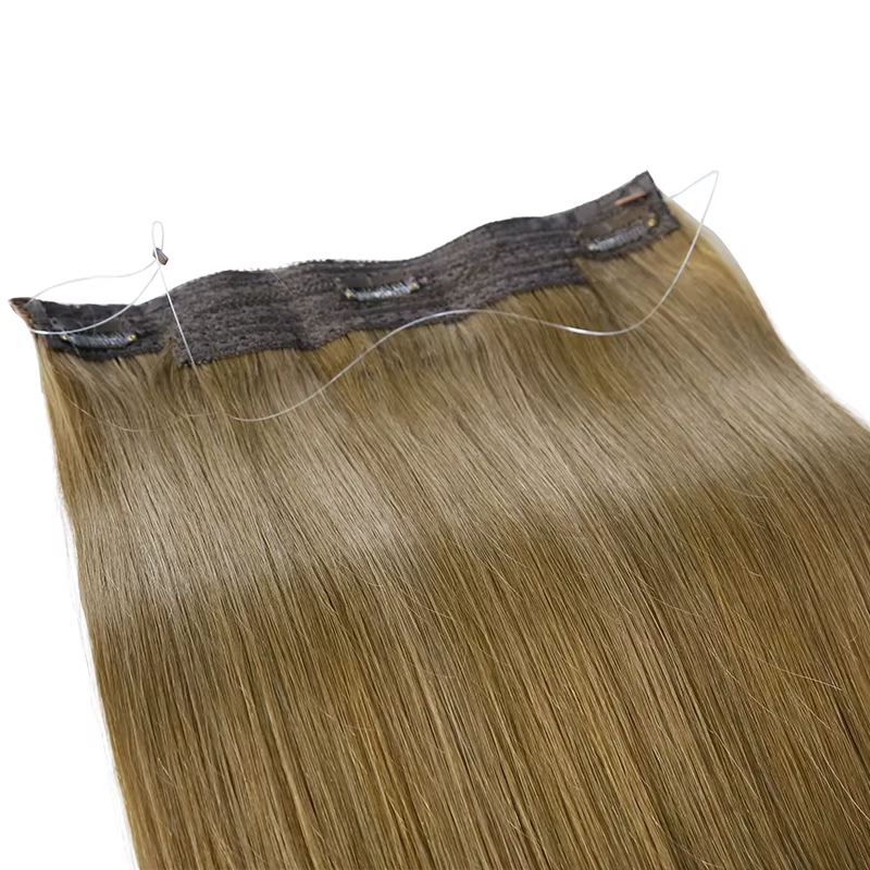 Extension de cheveux humains ligne de poisson droite 100%