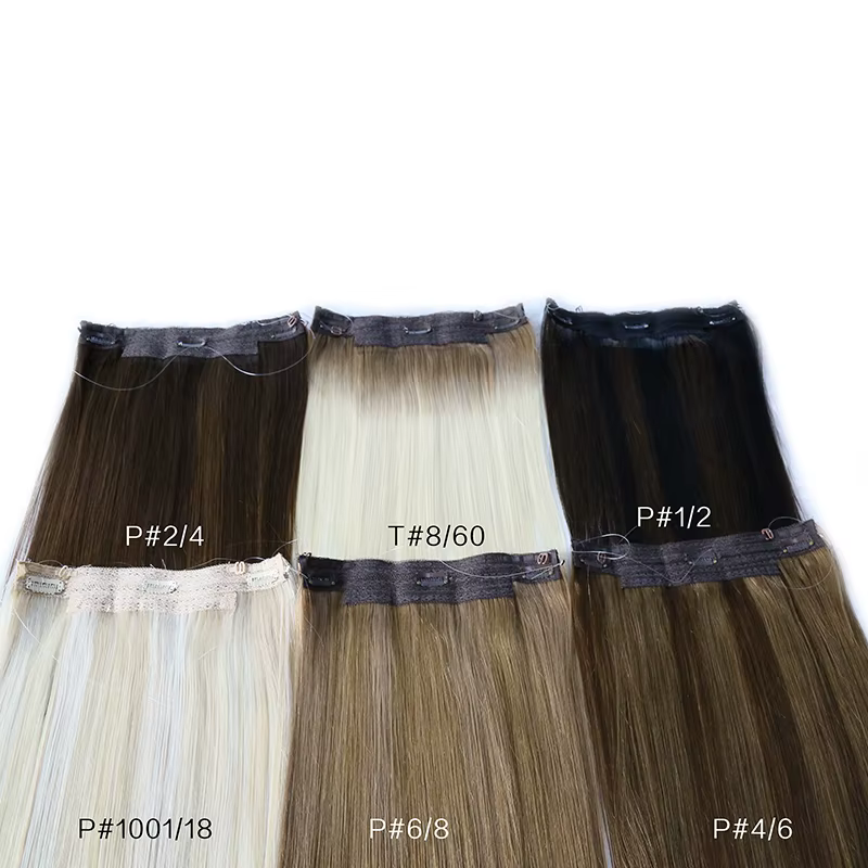 Extension de cheveux humains ligne de poisson droite 100%